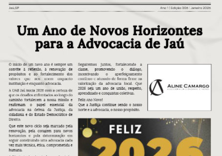 Jornal da OAB – Janeiro 2026